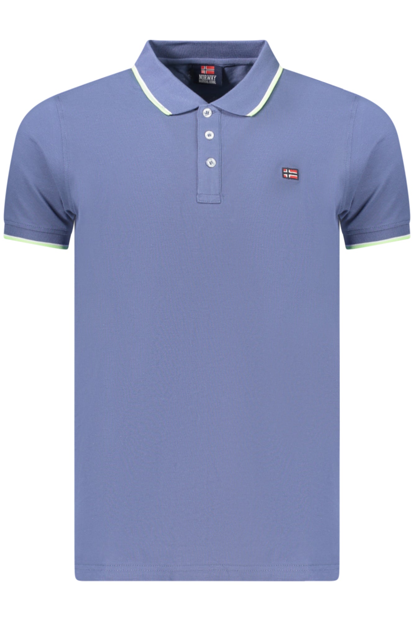 NORWAY 1963 MEN'S SHORT-SLEEVED POLO SHIRT, BLUE