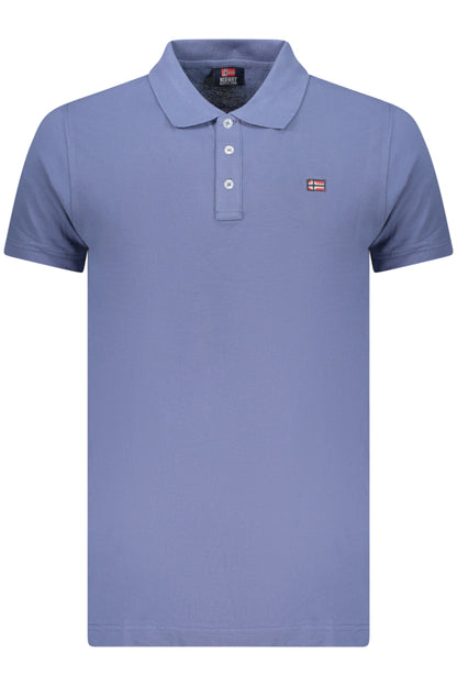 NORWAY 1963 MEN'S SHORT-SLEEVED POLO SHIRT, BLUE