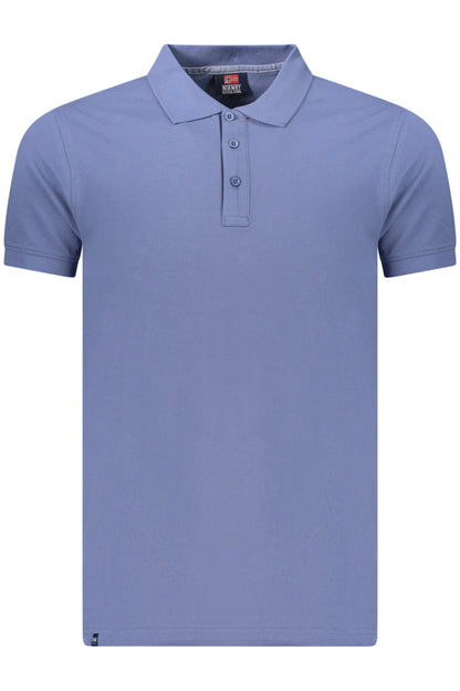 NORWAY 1963 MEN'S SHORT-SLEEVED POLO SHIRT, BLUE
