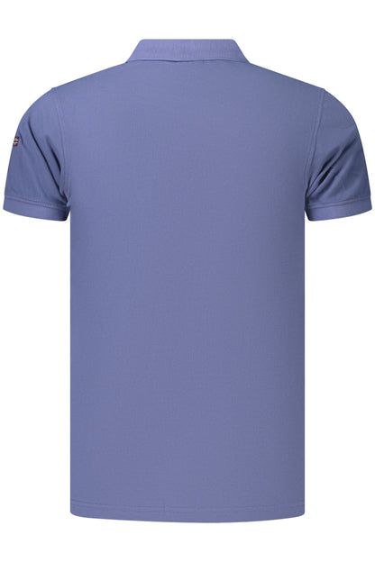 NORWAY 1963 MEN'S SHORT-SLEEVED POLO SHIRT, BLUE