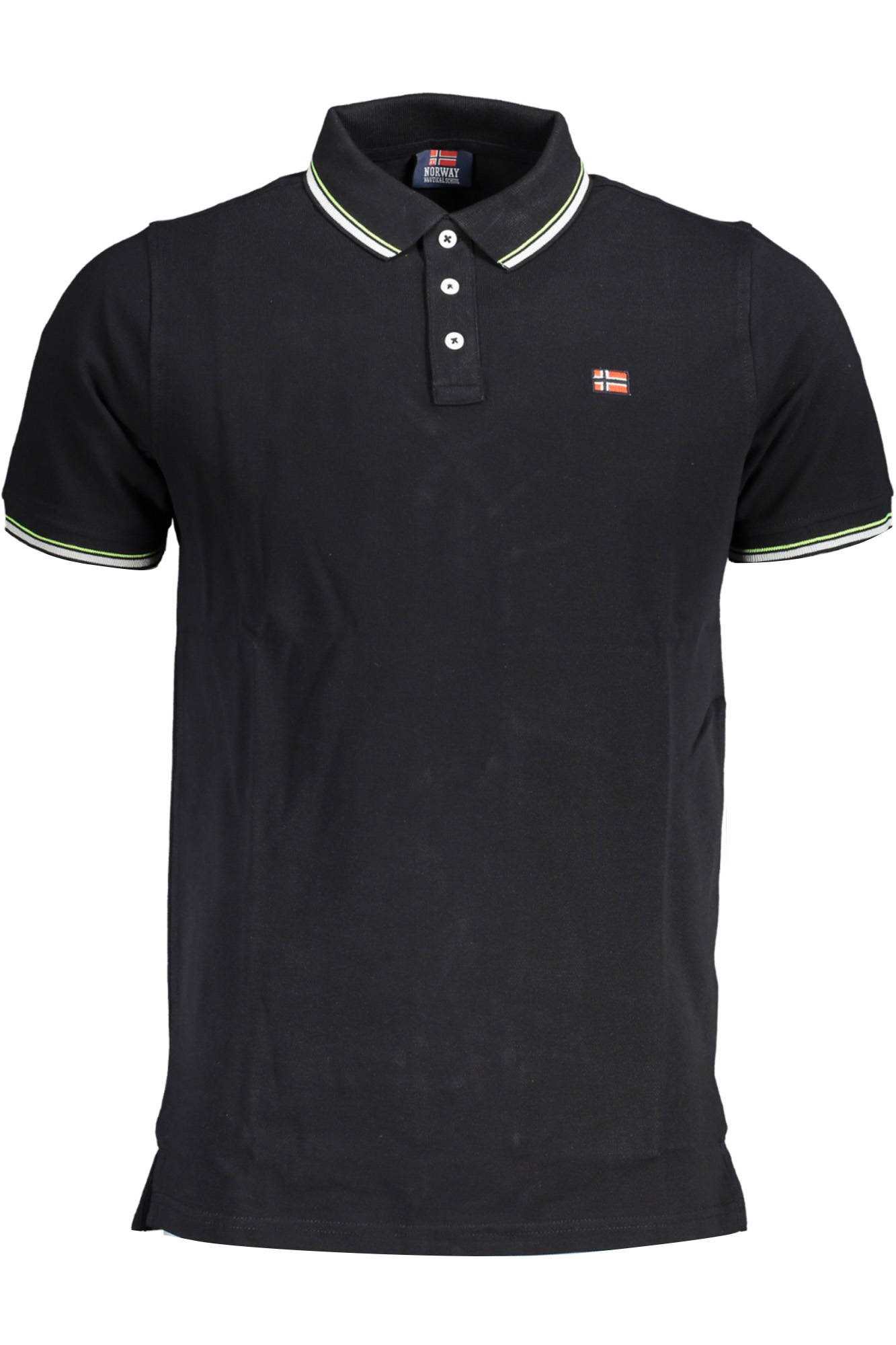 NORWAY 1963 MEN'S SHORT SLEEVE POLO BLACK