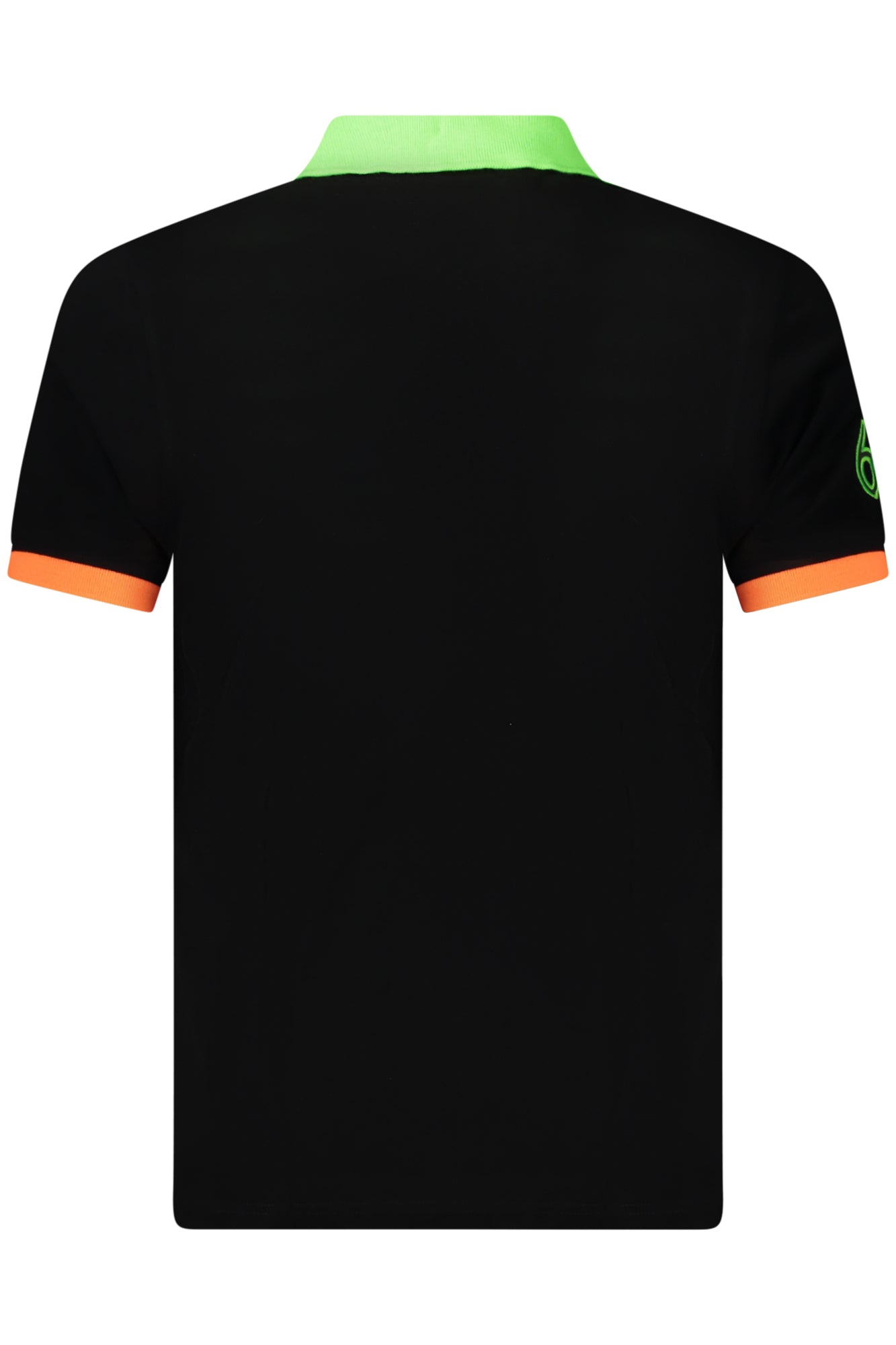 NORWAY 1963 MEN'S SHORT-SLEEVED POLO SHIRT, BLACK