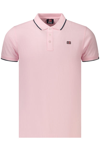 NORWAY 1963 MEN'S SHORT-SLEEVE POLO SHIRT, PINK