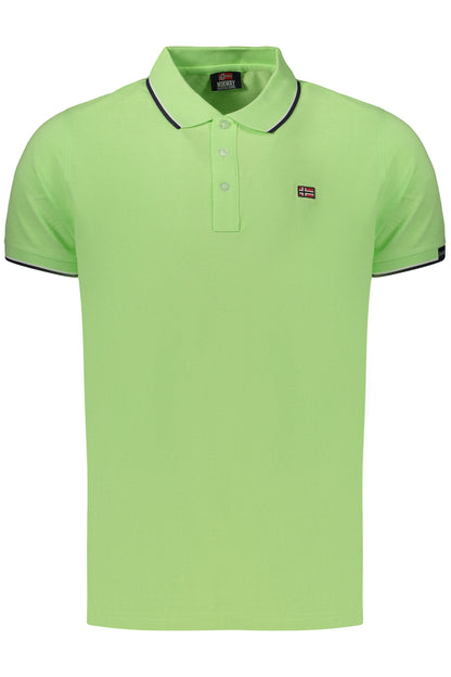 NORWAY 1963 MEN'S SHORT-SLEEVED POLO SHIRT, GREEN