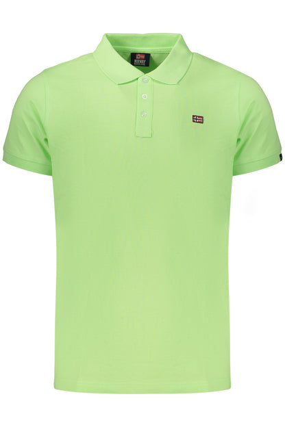 NORWAY 1963 MEN'S SHORT-SLEEVED POLO SHIRT, GREEN