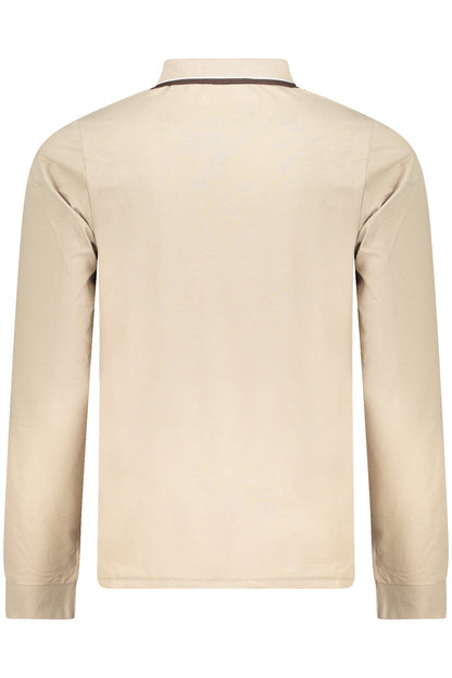 NORWAY 1963 MEN'S LONG-SLEEVE POLO SHIRT, BEIGE