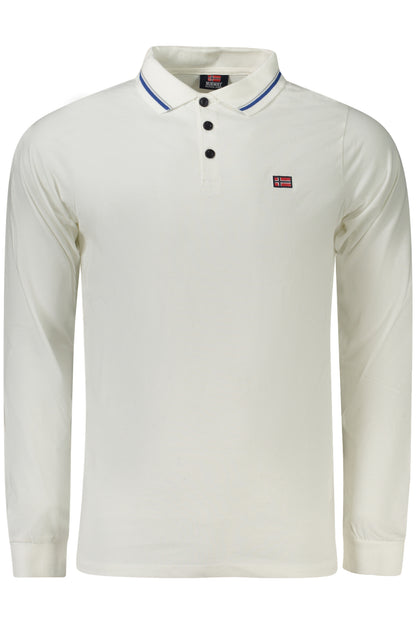 NORWAY 1963 LONG SLEEVE POLO MEN WHITE