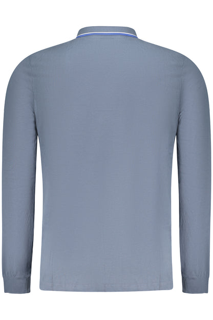NORWAY 1963 MEN'S LONG-SLEEVED POLO SHIRT, BLUE