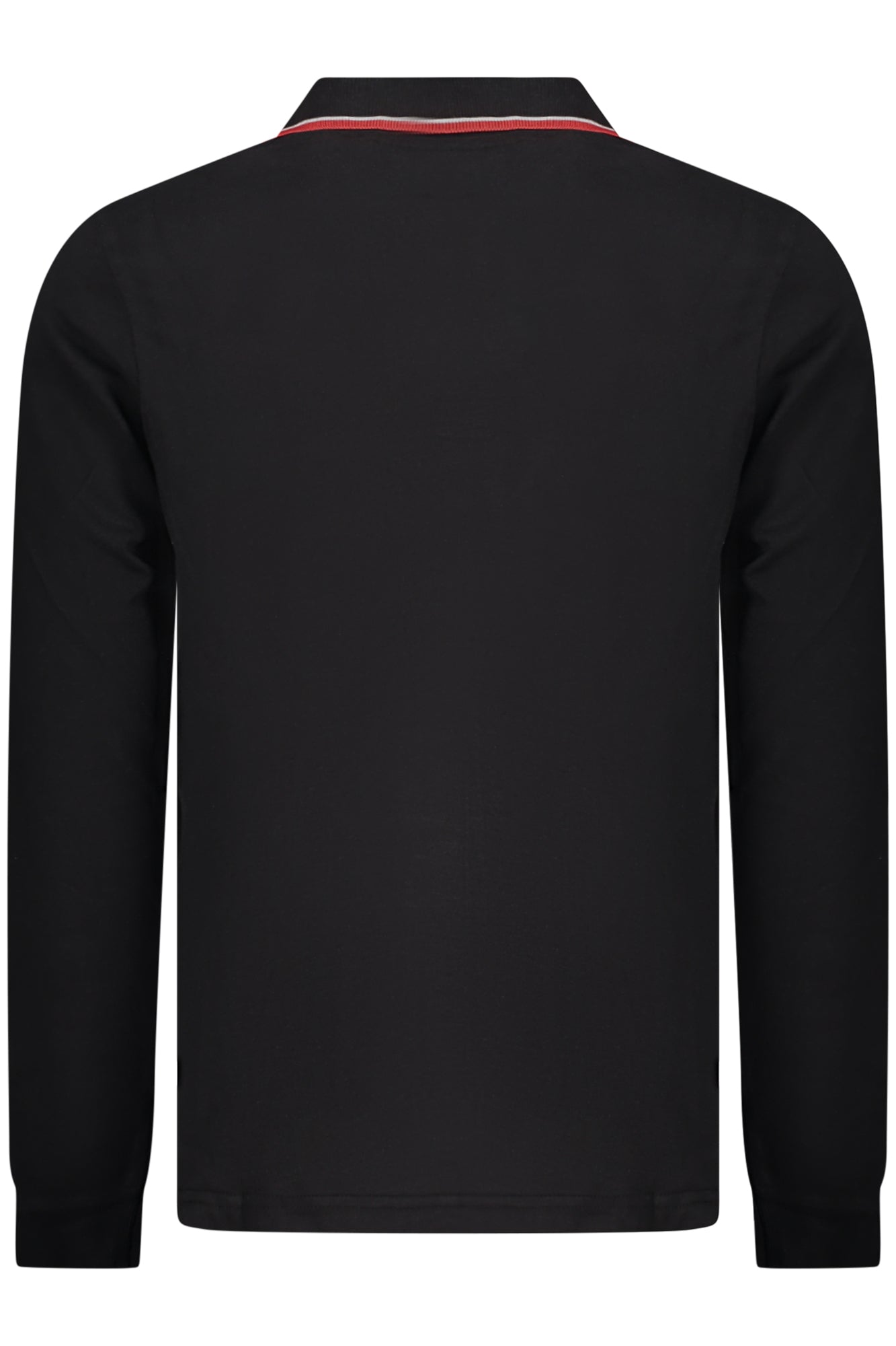 NORWAY 1963 MEN'S LONG-SLEEVED POLO SHIRT, BLACK