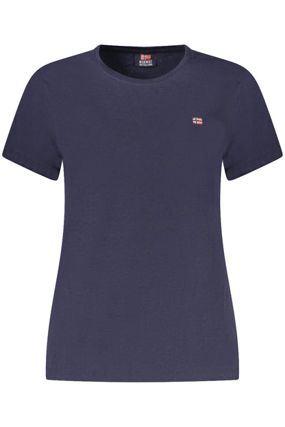 NORWAY 1963 WOMEN'S SHORT SLEEVE T-SHIRT BLUE