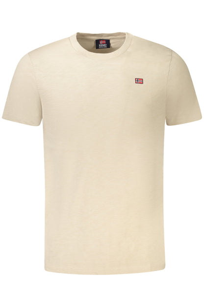 NORWAY 1963 MEN'S SHORT SLEEVE T-SHIRT BEIGE