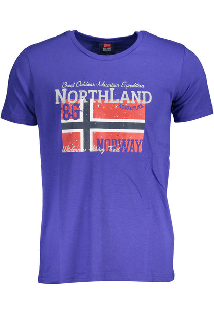 NORWAY 1963 MEN'S SHORT SLEEVE T-SHIRT BLUE