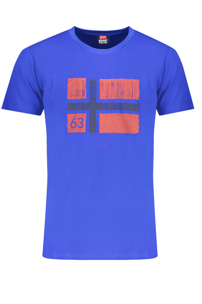 NORWAY 1963 MEN'S SHORT SLEEVE T-SHIRT BLUE