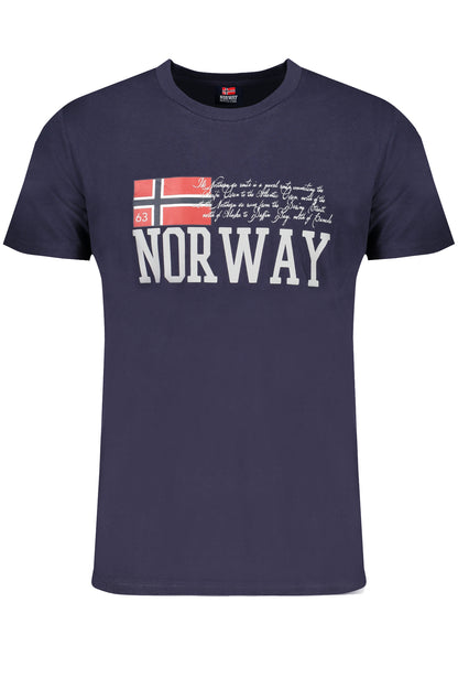 NORWAY 1963 MEN'S SHORT SLEEVE T-SHIRT BLUE