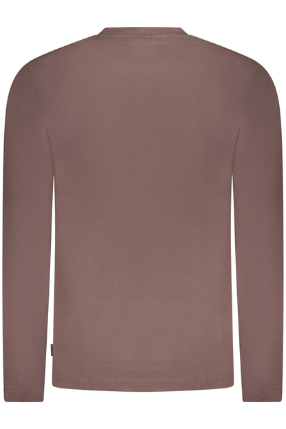 T-shirt marron à manches courtes pour homme, Norvège 1963