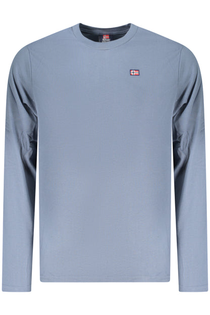 T-SHIRT À MANCHES LONGUES HOMME NORVÈGE 1963, BLEU