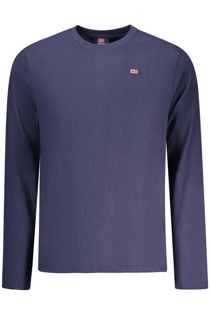T-SHIRT À MANCHES LONGUES HOMME NORVÈGE 1963 BLEU