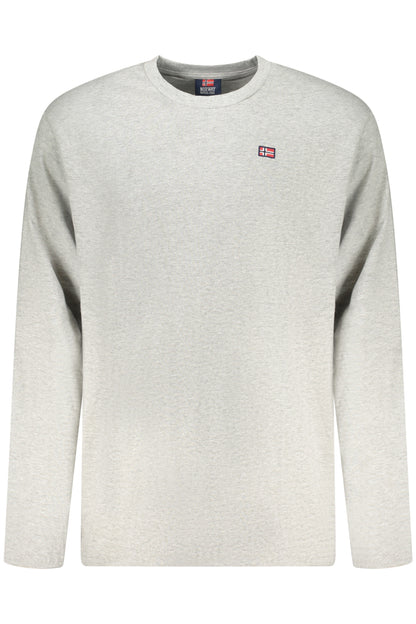 T-SHIRT À MANCHES LONGUES HOMME NORVÈGE 1963 GRIS