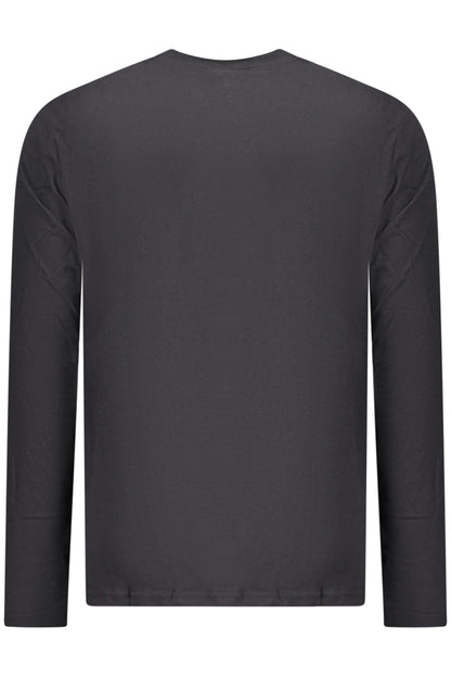T-SHIRT NOIR À MANCHES LONGUES POUR HOMMES NORVÈGE 1963