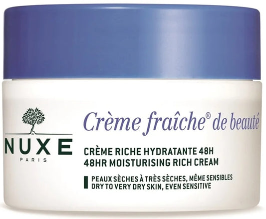 Nuxe Crème Fraiche de Beauté Crème Riche Hydratante 48H 50 ml