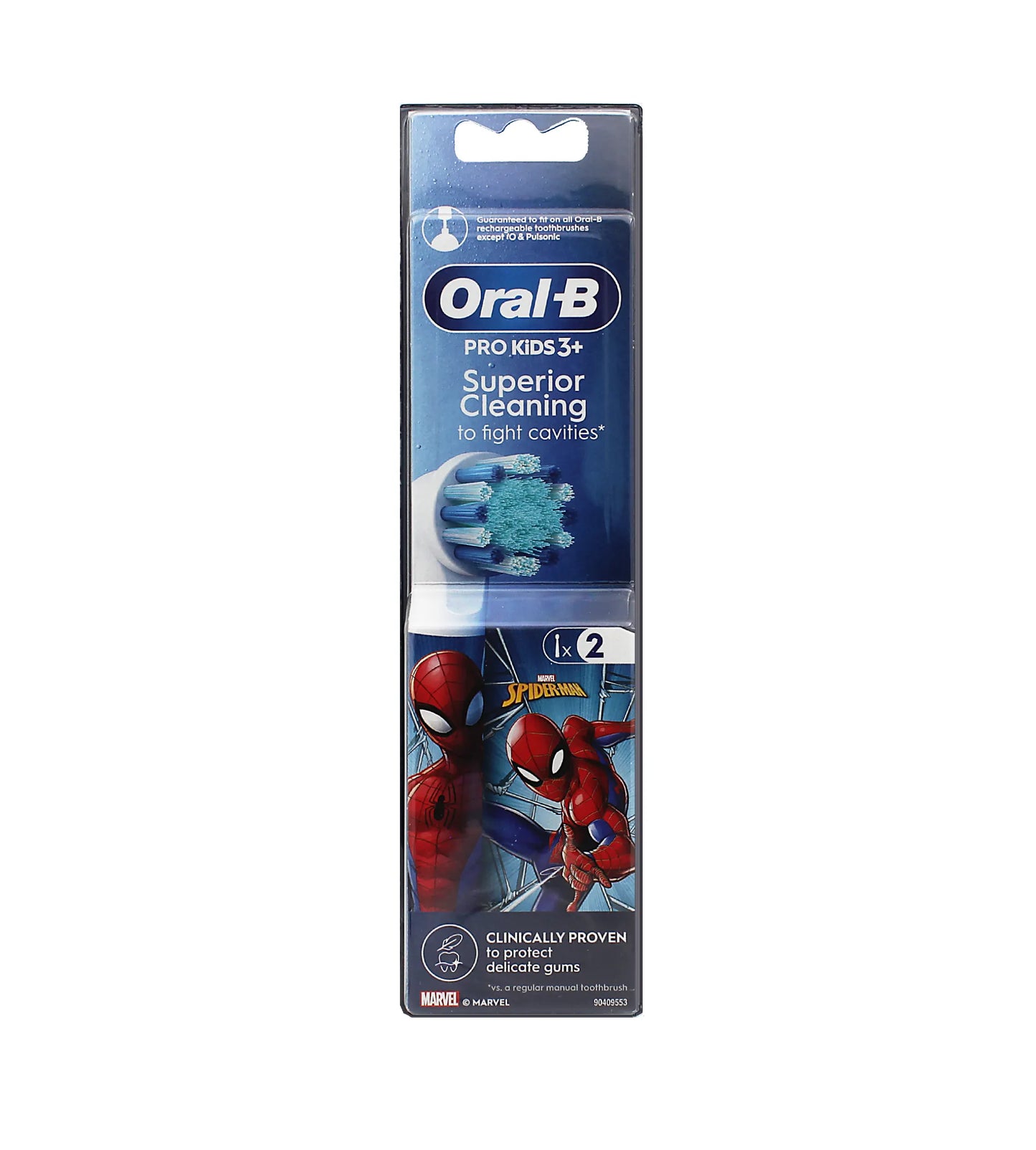 Oral-B Pro Kids 3+ Spiderman Toothbrush Heads 4pcs