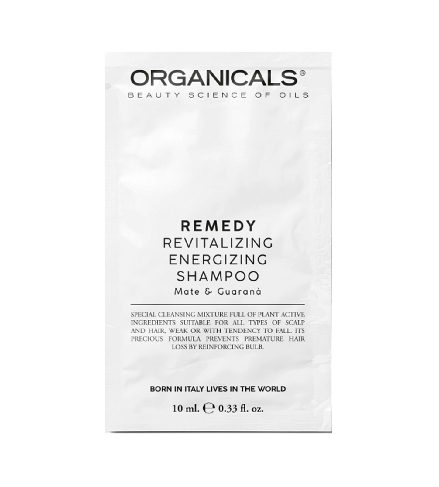 Organicals REMEDY Revitalizing Shampoo Matè & Guaranà revitalizing shampoo 10 ml