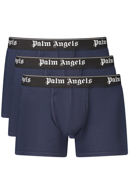 PALM ANGELS MEN'S BLUE BOXER
