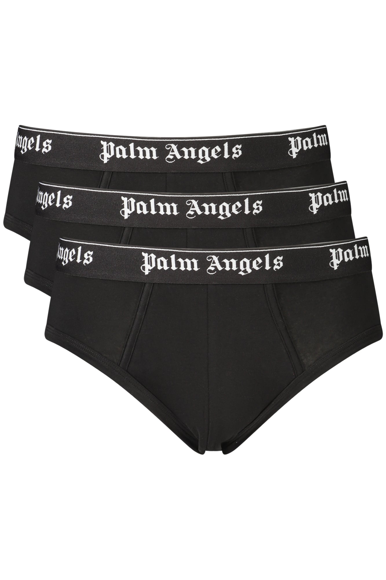 PALM ANGELS MEN'S BLACK BRIEFS