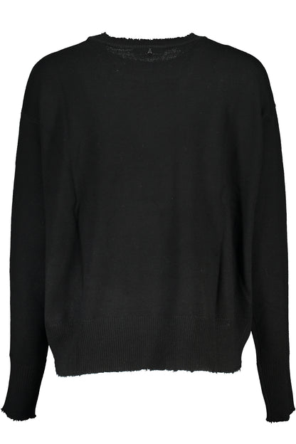 PATRIZIA PEPE WOMEN'S BLACK SWEATER