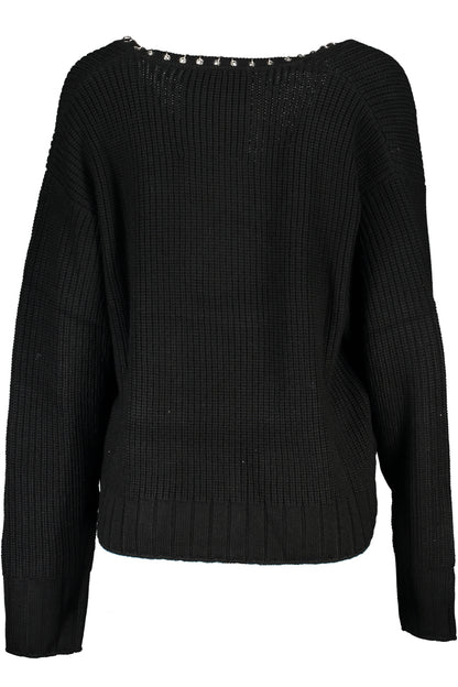 PATRIZIA PEPE WOMEN'S BLACK SWEATER