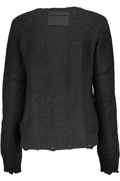 PATRIZIA PEPE WOMEN'S BLACK SWEATER