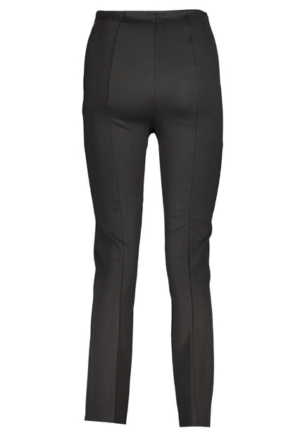 PATRIZIA PEPE BLACK WOMEN'S TROUSERS