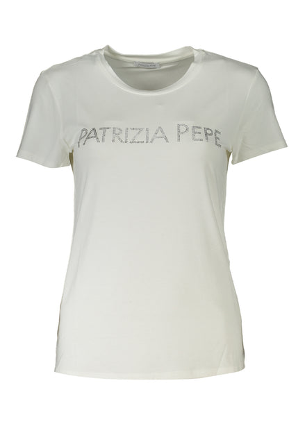 PATRIZIA PEPE WOMEN'S SHORT SLEEVE T-SHIRT WHITE