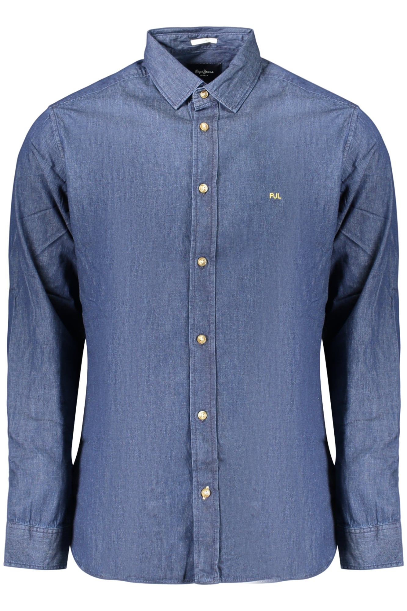PEPE JEANS MEN'S LONG-SLEEVED SHIRT, BLUE