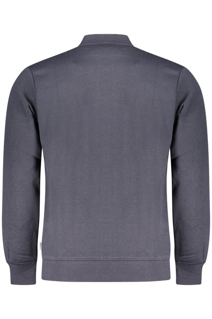 PEPE JEANS MEN'S BLUE ZIP-UP SWEATSHIRT