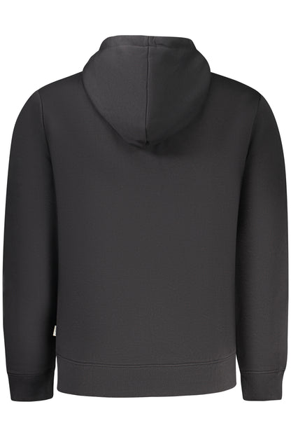 PEPE JEANS MEN'S BLACK ZIP-UP SWEATSHIRT