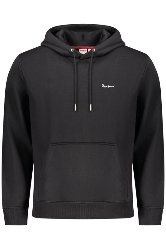 SWEAT-SHIRT NOIR À FERMETURE ÉCLAIR POUR HOMME PEPE JEANS