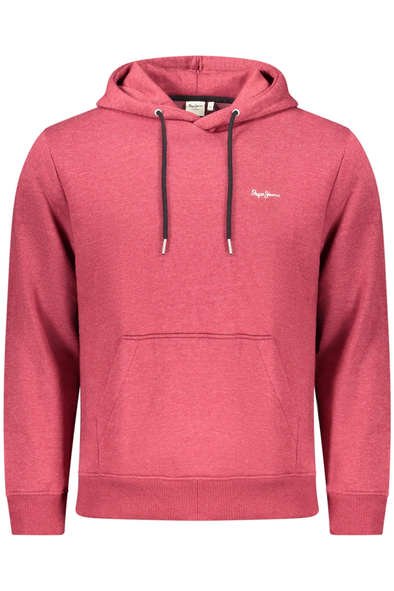 PEPE JEANS MEN'S RED ZIP-UP SWEATSHIRT