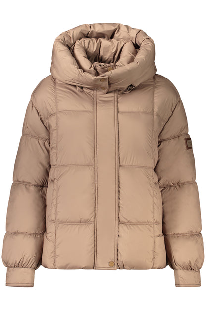 PEPE JEANS WOMEN'S BROWN JACKET