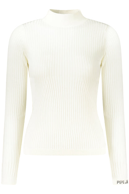 PEPE JEANS WOMEN'S WHITE SWEATER