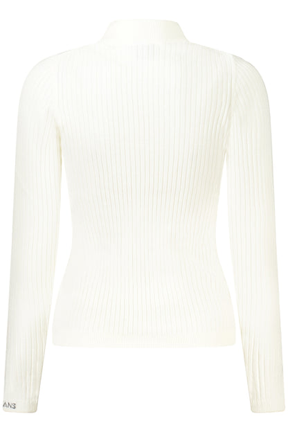 PEPE JEANS WOMEN'S WHITE SWEATER