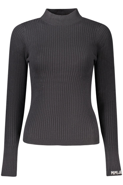 PEPE JEANS WOMEN'S BLACK SWEATER
