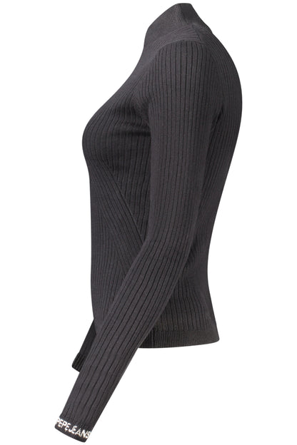 PEPE JEANS WOMEN'S BLACK SWEATER