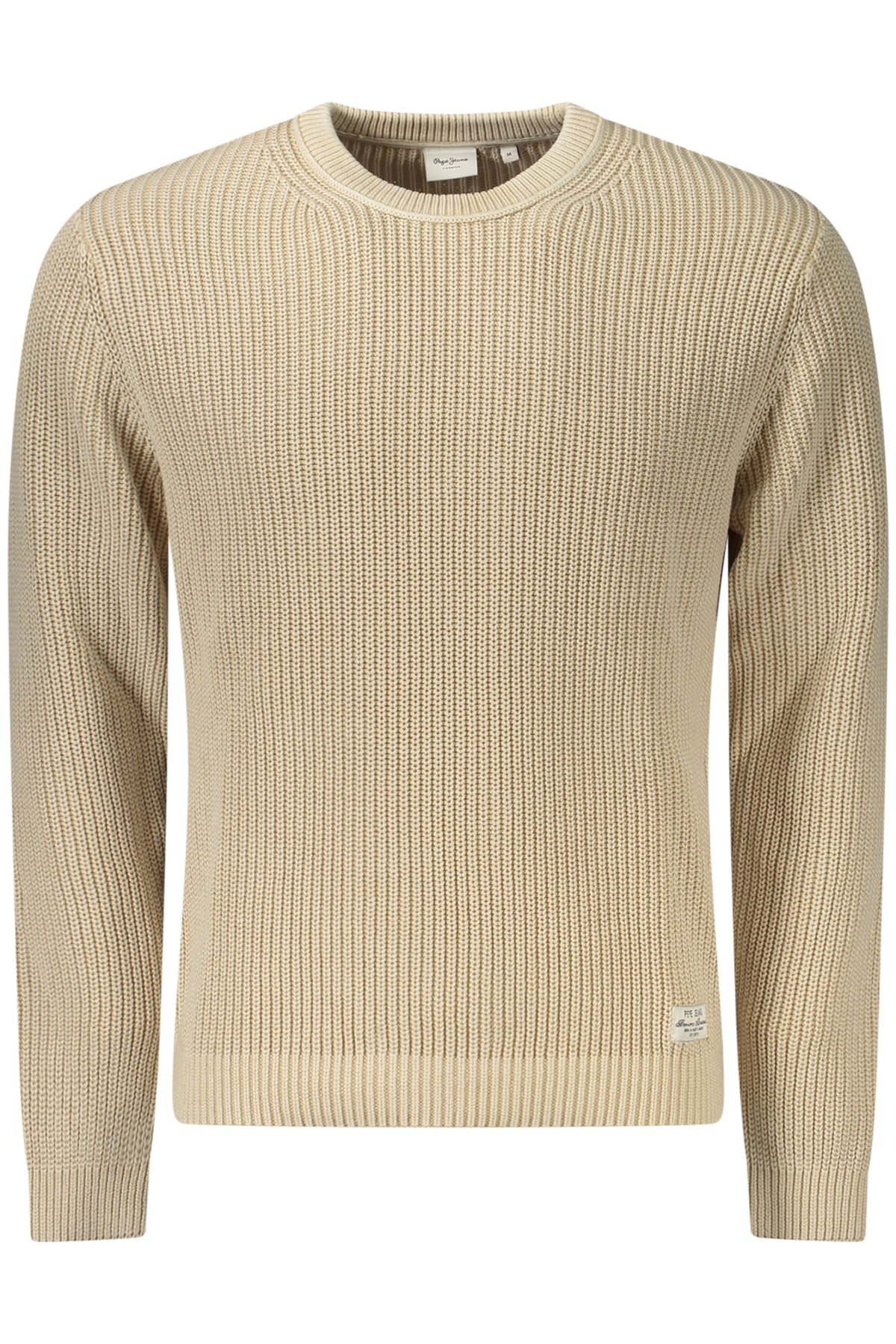 PEPE JEANS MEN'S BEIGE SWEATER