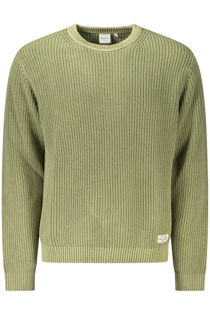 PEPE JEANS MEN'S GREEN SWEATER