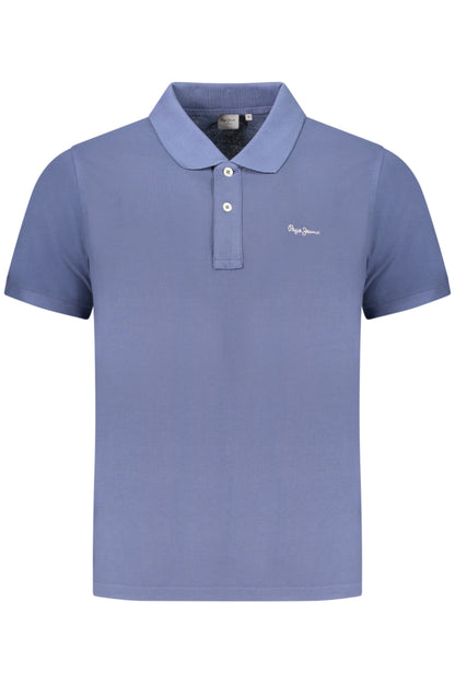 PEPE JEANS MEN'S SHORT-SLEEVE POLO SHIRT, BLUE
