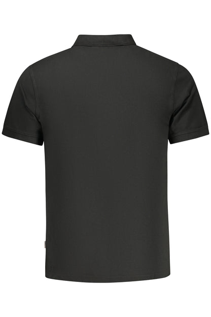 PEPE JEANS MEN'S SHORT-SLEEVE POLO SHIRT, BLACK