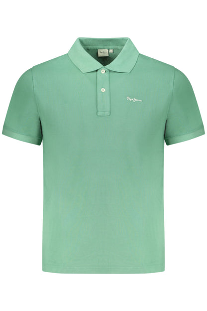 PEPE JEANS MEN'S SHORT-SLEEVED POLO SHIRT, GREEN