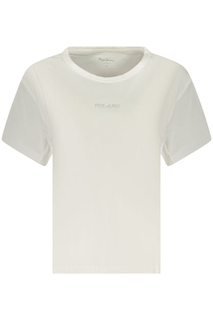 PEPE JEANS WOMEN'S SHORT-SLEEVE T-SHIRT WHITE