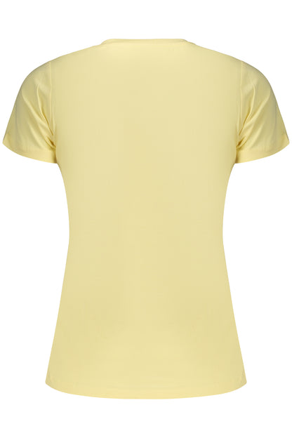PEPE JEANS WOMEN'S SHORT-SLEEVED T-SHIRT YELLOW